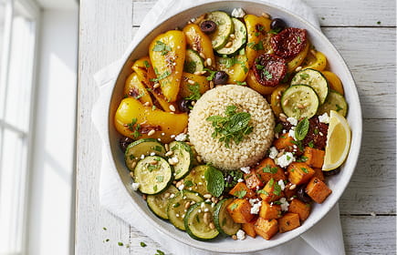 Citrus grain bowl